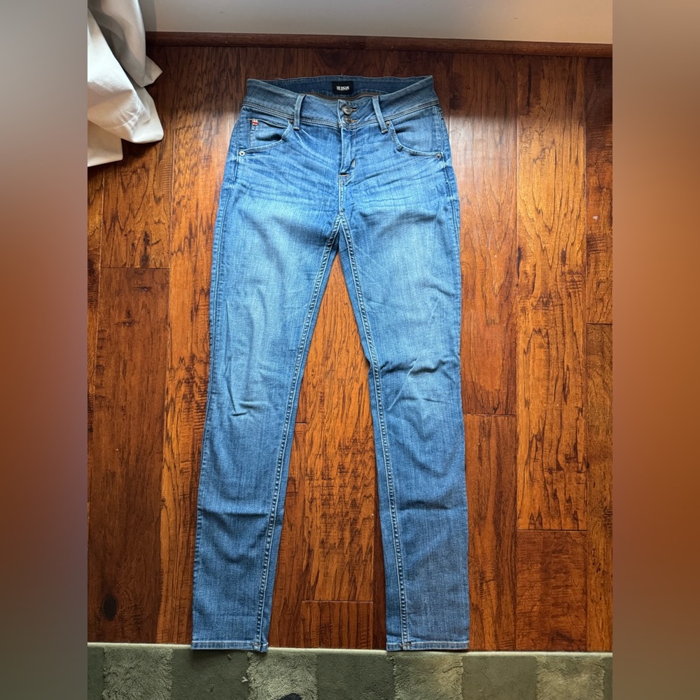 Hudson Jeans Women's Light Blue Jeans Collin Skinny